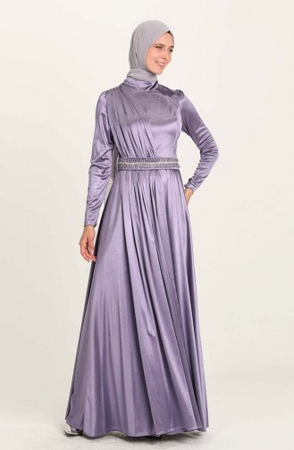 Lila Hijab-Abendkleider 4952-06