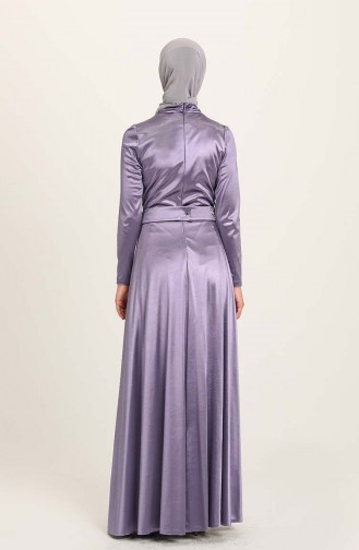 Lilac İslamitische Avondjurk 4952-06