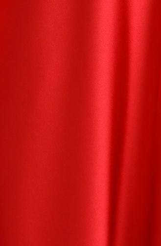 Rot Hijab-Abendkleider 4953-04