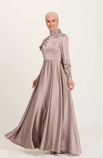 Nerz Hijab-Abendkleider 4953-06