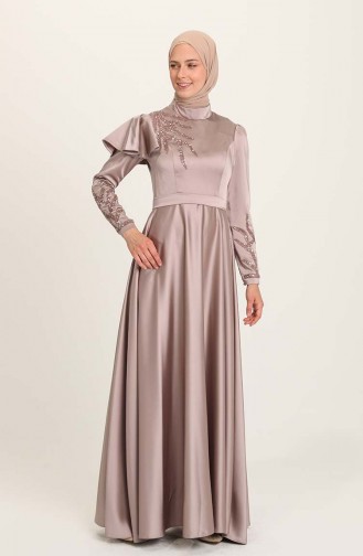 Nerz Hijab-Abendkleider 4953-06