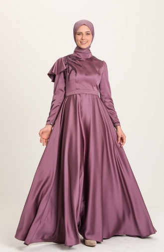 Habillé Hijab Lila 4953-10