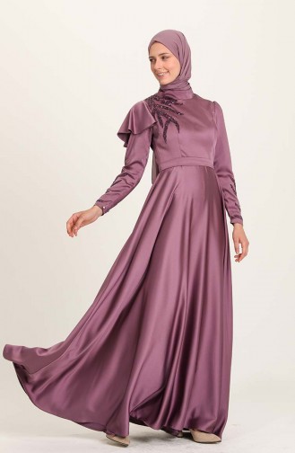 Lila Hijab-Abendkleider 4953-10