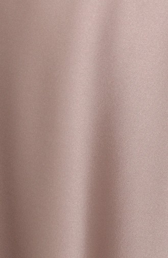 Beli Taşlı Abiye Elbise 4954-04 Vizon