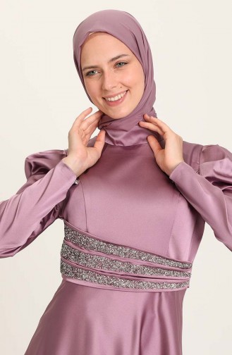 Habillé Hijab Lila 4954-06