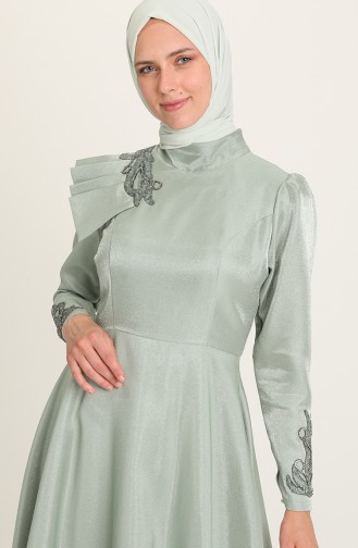 Habillé Hijab Vert noisette 4955-01