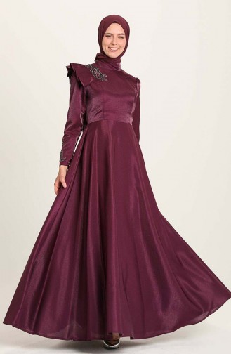 Habillé Hijab Plum 4955-04