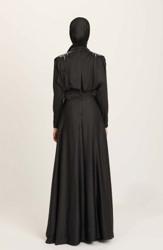 Habillé Hijab Noir 4956-04