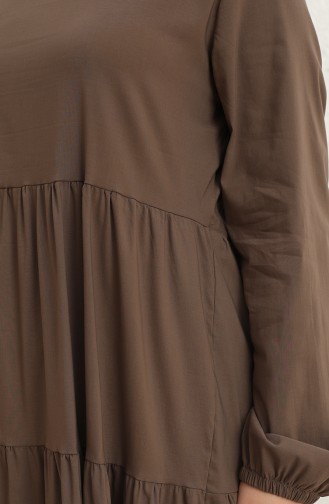 فستان بيج داكن مائل الى الوردي 1798-01