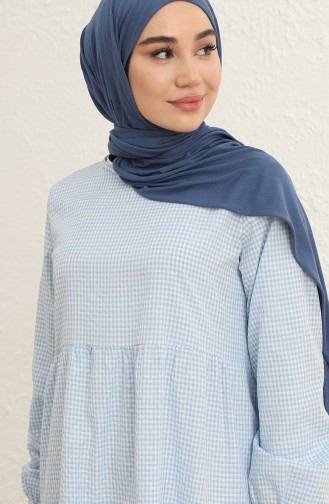 Blue Hijab Dress 1800-02