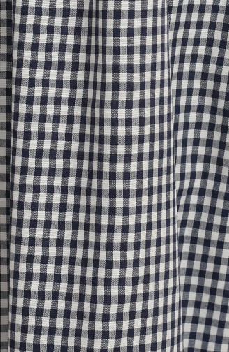 Büzgülü Elbise 1800-05 Koyu Lacivert