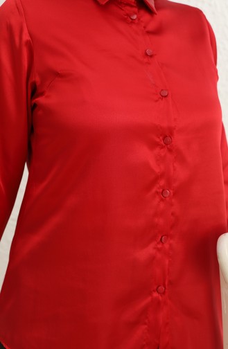 Red Overhemdblouse 3609-04