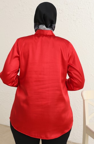 Red Overhemdblouse 3609-04