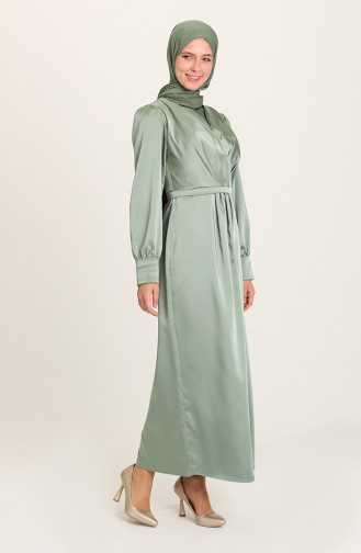 Habillé Hijab Vert noisette 3414-02