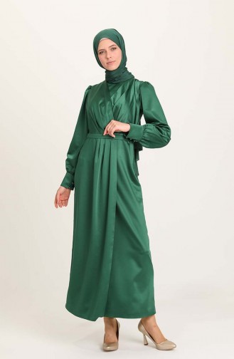 Habillé Hijab Vert emeraude 3414-06