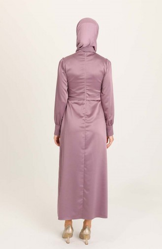 Lila Hijab-Abendkleider 3414-07