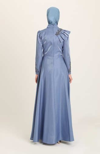 Habillé Hijab Indigo 4955-02