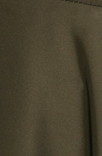 Khaki Hijab-Abendkleider 4956-02