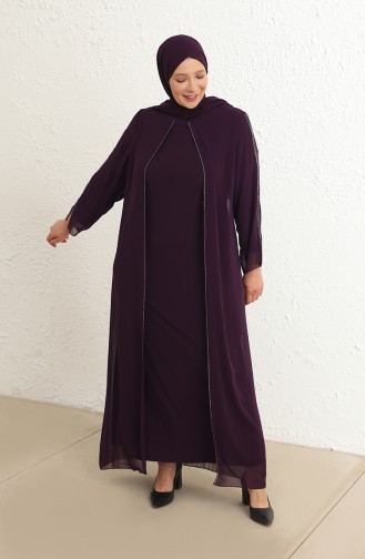 Habillé Hijab Plum 6342-07