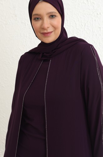 Habillé Hijab Plum 6342-07