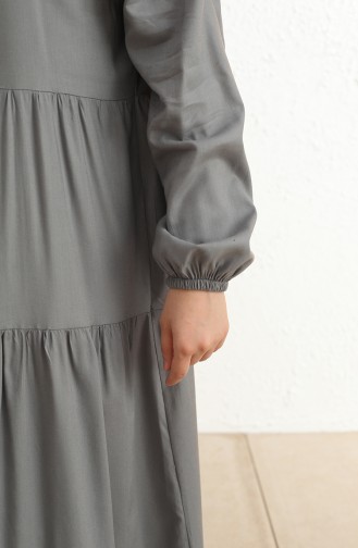 Gray Hijab Dress 1799-01