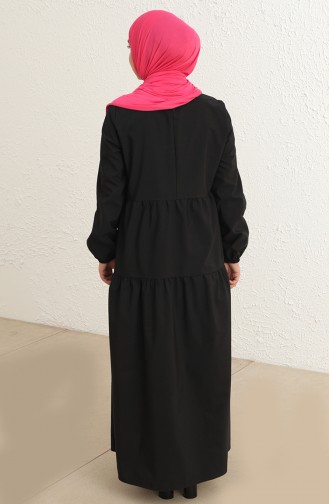 Robe Hijab Noir 1802-01