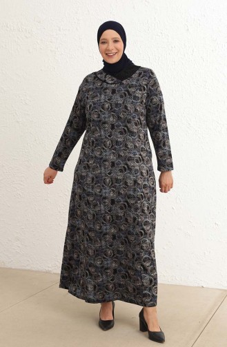 Robe Hijab Noir 4439-03