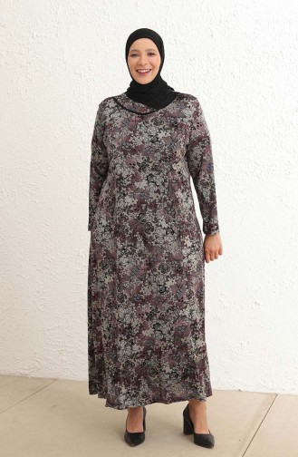 Lilac İslamitische Jurk 4439A-01