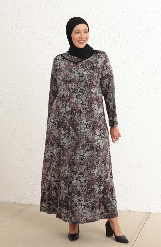 Lilac İslamitische Jurk 4439A-01