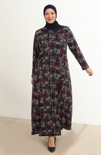 فستان أزرق كحلي 4439B-01