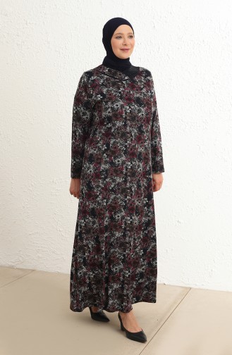 فستان أزرق كحلي 4439B-04