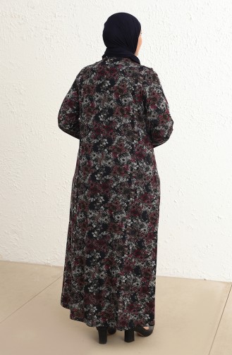 فستان أزرق كحلي 4439B-04