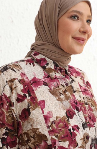 Zwetschge Hijab Kleider 4479B-02