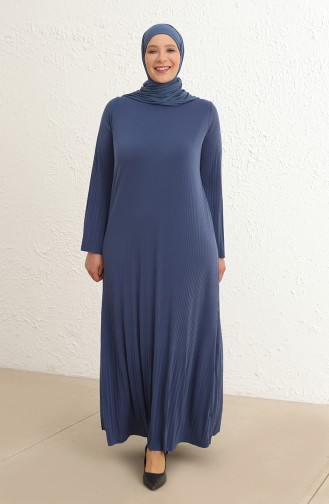 Robe Hijab Bleu parlement 5503-02