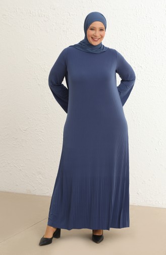Robe Hijab Bleu parlement 5503-02
