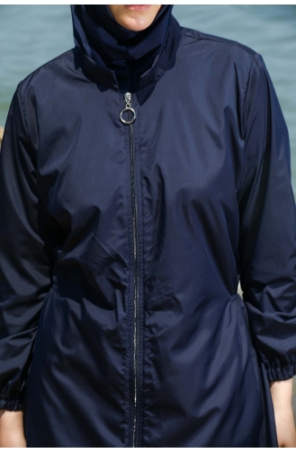Dunkelblau Hijab Badeanzug 7005