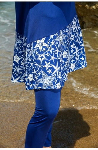Indigo Hijab Badeanzug 7160