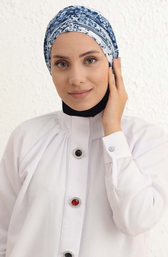 Tofisa Desenli Bone 30108-02 Mavi