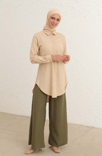 Khaki Broek 3121A-01