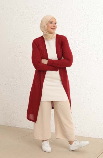 Claret Red Cardigans 8512-02