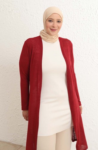 Claret Red Cardigans 8512-02