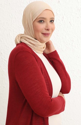 Claret Red Cardigans 8512-02