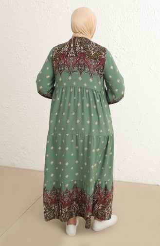 فستان أخضر 5075-05
