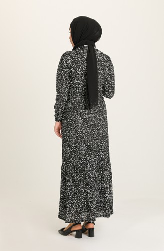 Robe Hijab Noir 1777-02