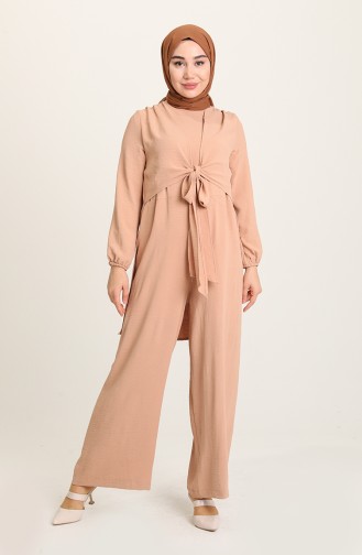 Beige Jumpsuits 5714-02