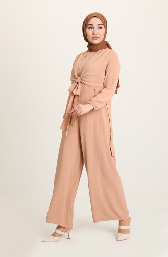 Beige Jumpsuits 5714-02