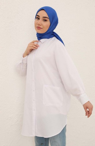 Pocket Tunic 2561-04 white 2561-04