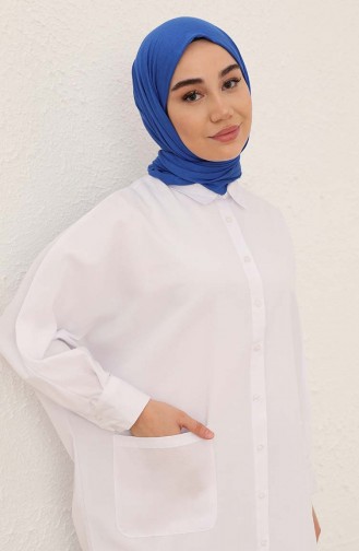 Pocket Tunic 2561-04 white 2561-04