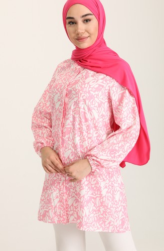 Desenli Cepli Tunik 2001-04 Pembe