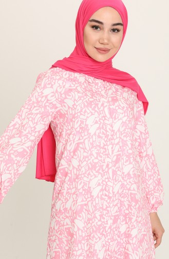 Desenli Cepli Tunik 2001-04 Pembe